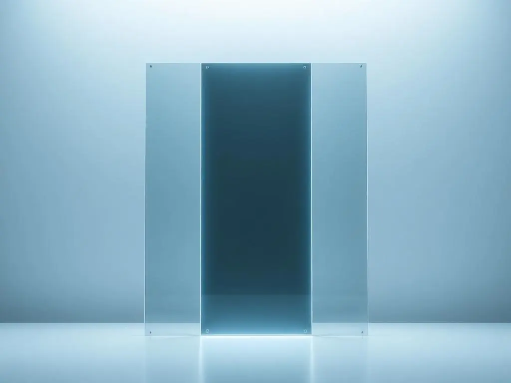 Aparelho celular sobre superfície metálica escura em luz fria